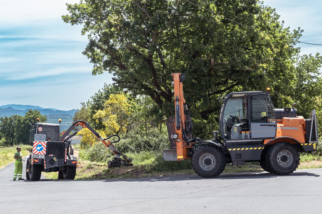 Mantenimiento de carreteras en Ourense